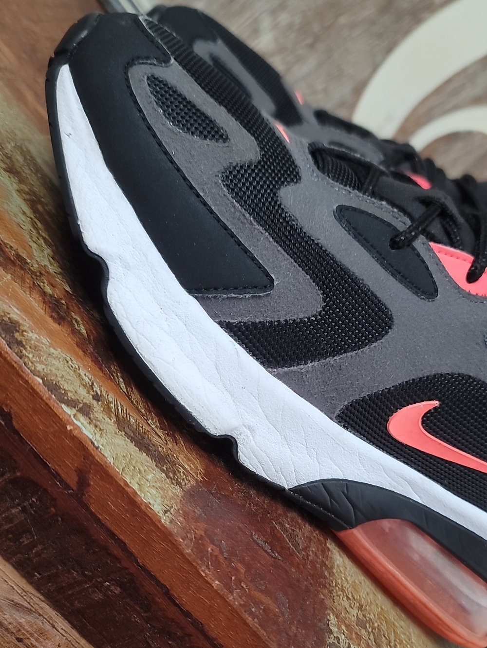 Nike Air Max 200 "Thunder Grey/Hot Punch" Wmns 9.5 Fast Shipping - Picture 9 of 13